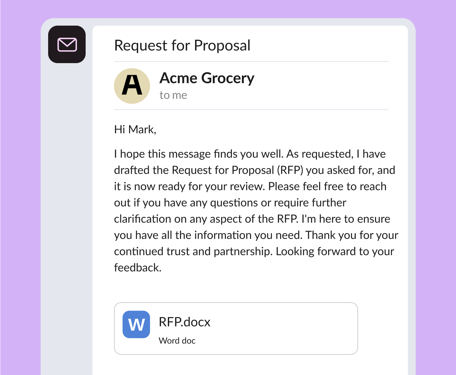 Pull data from email